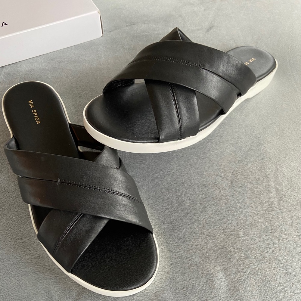 Via Spiga Judit Black Sandal